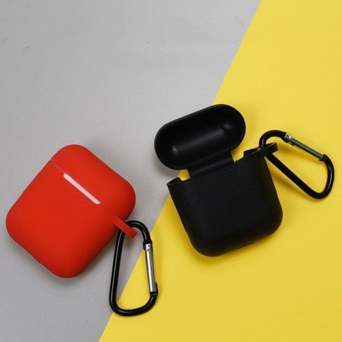 Silicone Case Cover for Airpods with Hooks- Color varry