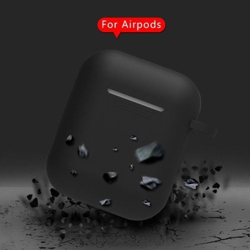 Silicone Case Cover for Airpods with Hooks- Color varry