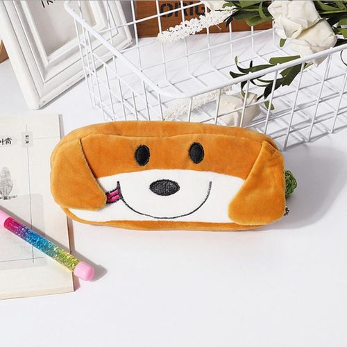 Pencil Cases Large Capacity Zippered Pencil Pouch Bag Dog