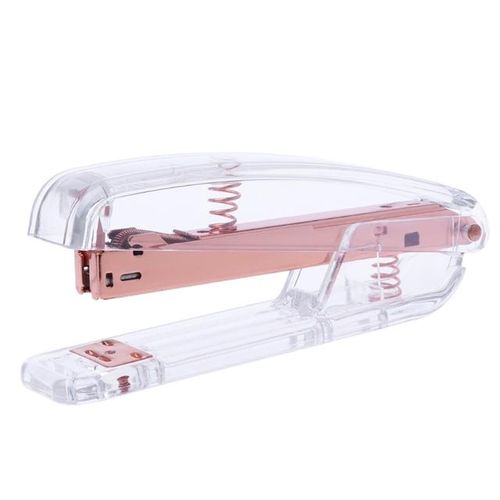 Rose Gold Stapler Practical Manual 24/6 26/6 Staplers Stationery Tools