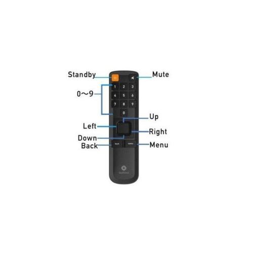 Startimes Replacement Remote With Free Pair Of Batteries- Black
