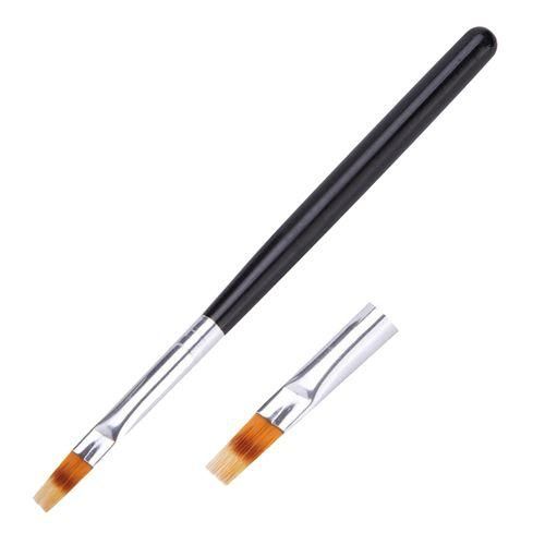 UV  Nail Brush Painting Brush Wood Handle Nylon Ombre Brush Pen Art