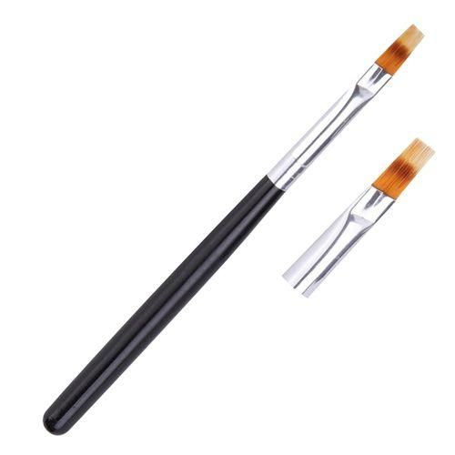 UV  Nail Brush Painting Brush Wood Handle Nylon Ombre Brush Pen Art