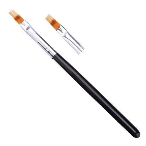 UV  Nail Brush Painting Brush Wood Handle Nylon Ombre Brush Pen Art
