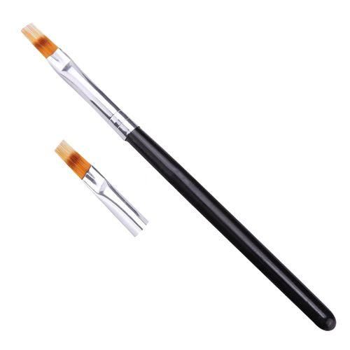 UV  Nail Brush Painting Brush Wood Handle Nylon Ombre Brush Pen Art