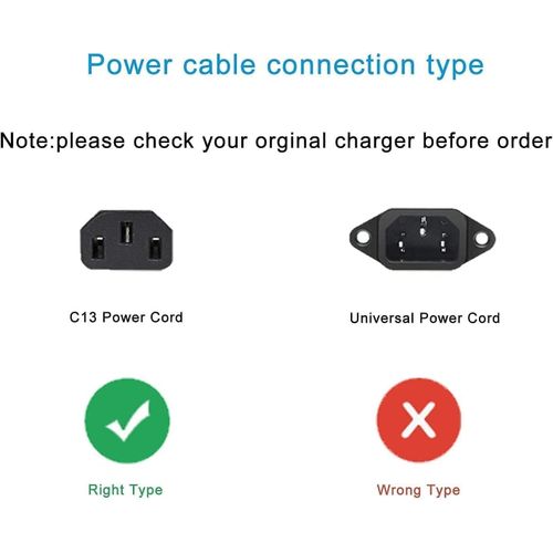 XLT Desktop Power Cable 250V 13A Monitor Power Cord 3 Pin UK Main Leads Universal AC Power Cord Replacement for PC Computer Printer LED LCD Smart TVs - 1.5m