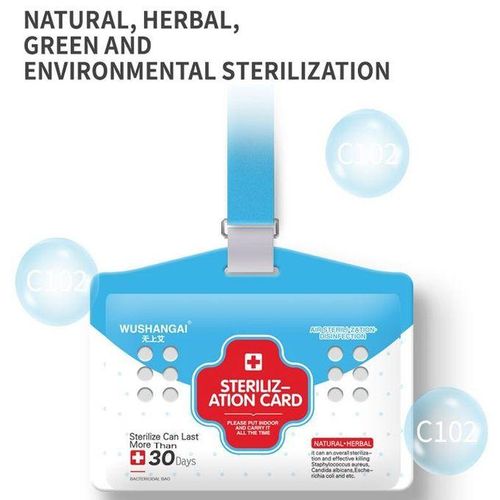 Mite-removing Antibacterial VB Portable Protective Card