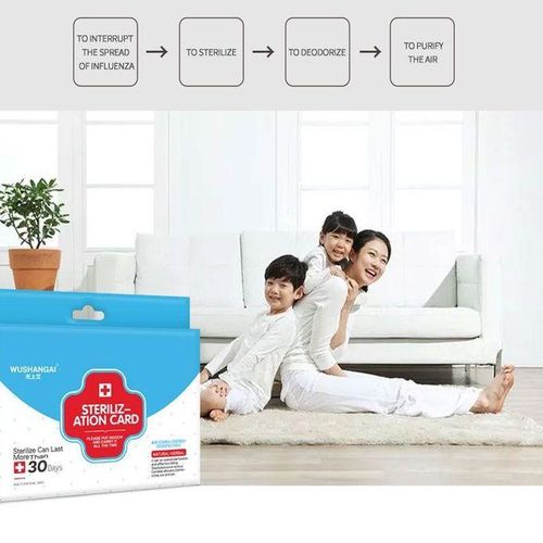 Mite-removing Antibacterial VB Portable Protective Card