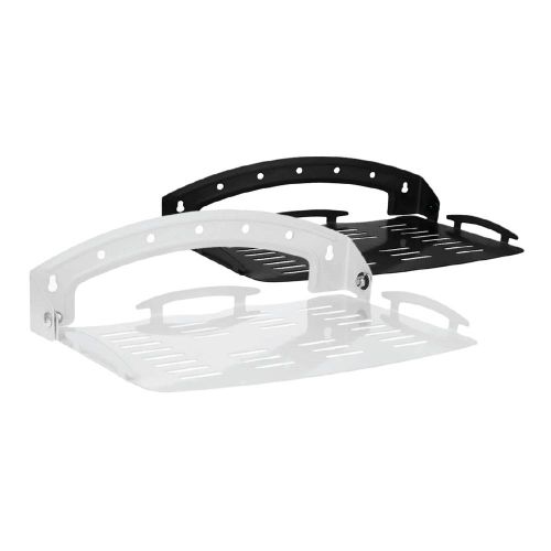 Foldable Steel wall mount for Router/Projector/Receiver/Decoder/DVD/TV Box White