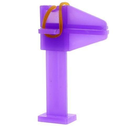 10x Plastic Nail Art Tools Clip Tweezers UV  Shaping Pinch 4 Purple