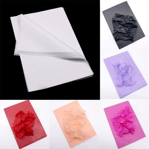 100sheets/pack Liner Tissue Paper For Clothing Shirt Shoes Diy Handmade A4 Translucent Wrapping Papers Packaging