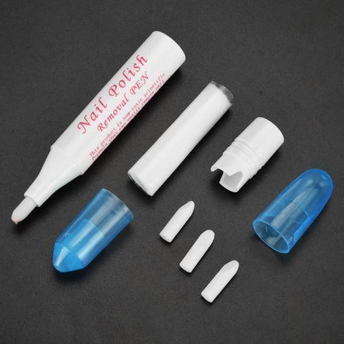 5 Pcs Nail Art Pen Corrector Pens For Nails Polish Remover