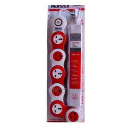 Marshal Original 6 Ways High Quality Heavy Duty Extension Cable Socket - Blue