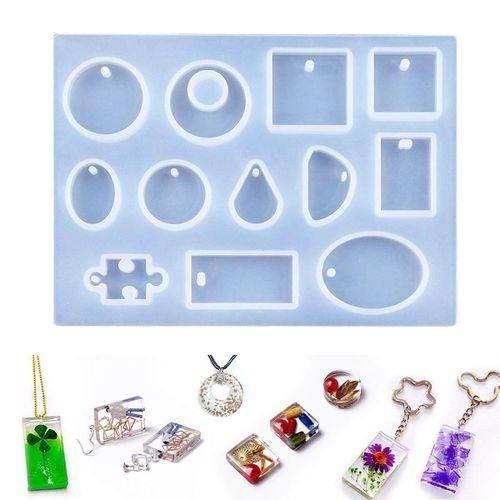 12 Designs Cabochon Silicon Mold Mould For Epoxy Resin Jewelry Making DIY Craft