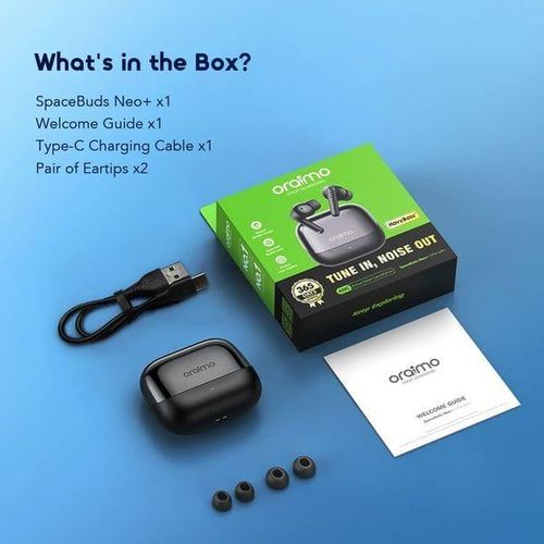 Oraimo Freepods 3 In-Ear Original Wireless Bluetooth Earpods 2024 Design - Black