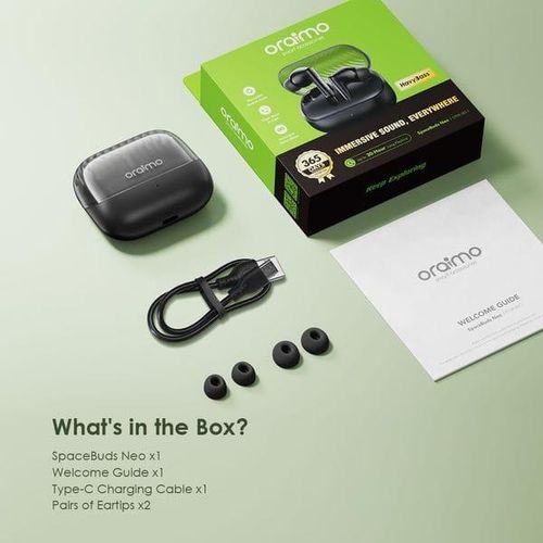 Oraimo Freepods 3 In-Ear Original Wireless Bluetooth Earpods 2024 Design - Black