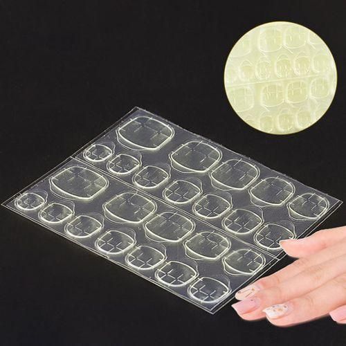 Pack Of 240 Waterproof False Nails Tapes Breathable Glue