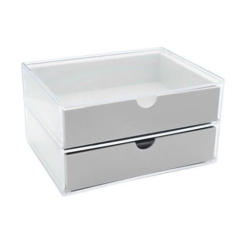Organizer Cosmetics Acrylic Display  Case For Grey