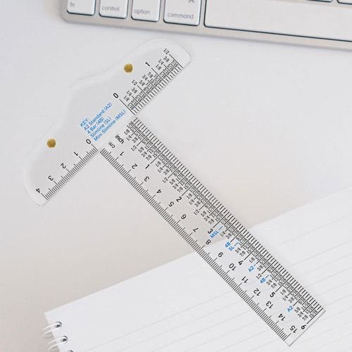 2 Clear Acrylic T Square Ruler 6