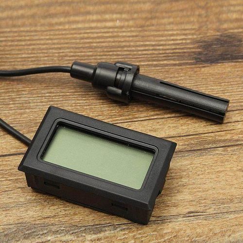 1.5V Digital Hygrometer Humidity Probe For Egg Incubator Poultry Black