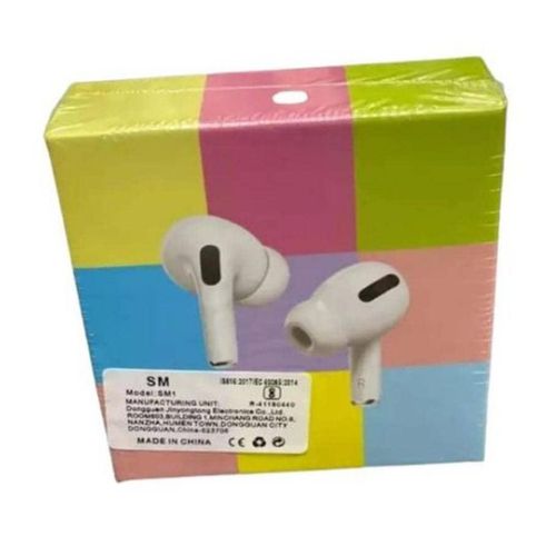 Checked White Earpods With Banga Bass Pro & Earpod Case Cover - Premium Sound Brown