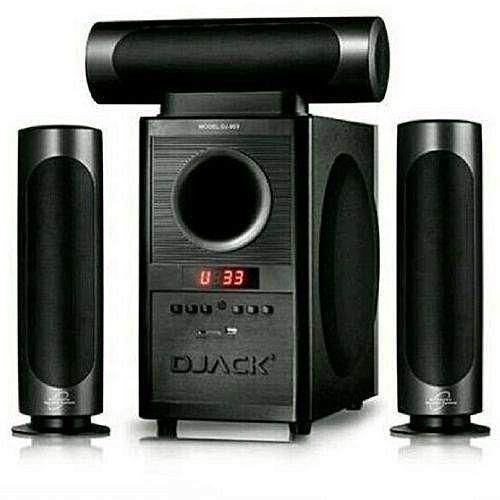 Djack  DJ-903L Bluetooth,FM Radio,USB input,Auxin Speaker System - Black