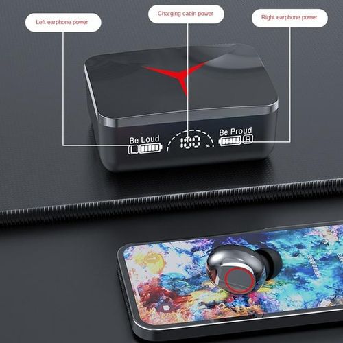 TWS M90pro Wireless Earphone Bluetooth-compatible Gaming Headset 5.3 Sport Headphones With Mic Charging Box Stereo Music