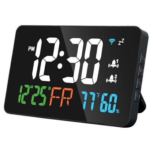 Tuya WiFi Desktop Clock Calendar Intelligent Thermometer