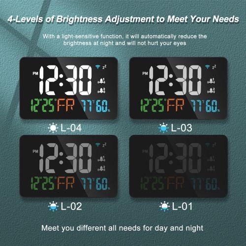 Tuya WiFi Desktop Clock Calendar Intelligent Thermometer