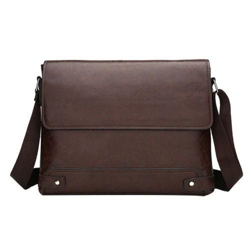 PU Leather Men Business Briefcase New Tote Bag Retro Computer Bag Side Designer Messenger Crossbody Bag  Shoulder Bag