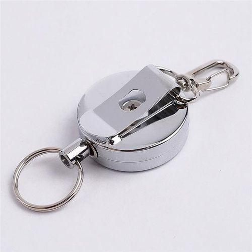 1pc/5pcs Resilience Steel Wire Rope Nurse Doctor Pull Rope School Office Supplies Key Ring Chain Anti Lost Id Card Badge Holder