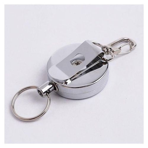 1pc/5pcs Resilience Steel Wire Rope Nurse Doctor Pull Rope School Office Supplies Key Ring Chain Anti Lost Id Card Badge Holder