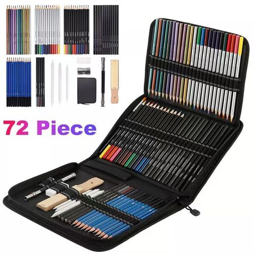 72 Pieces Sketch Color Leads Painting Set New Arrival 72PCS Sketch Pencils and Color Pencil Set Art Supplies 72 piece sketch pencil set NO5124