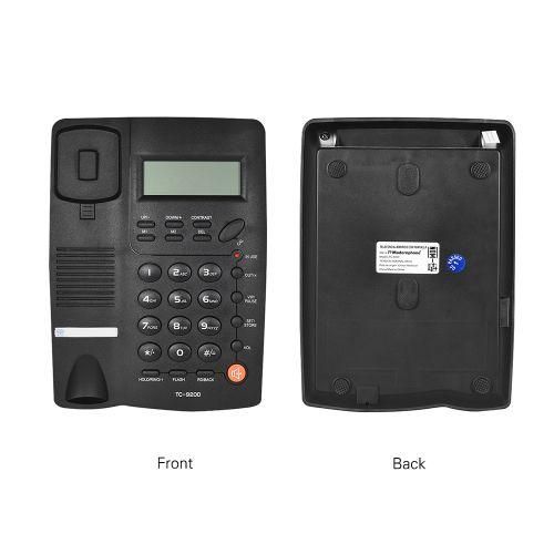 Desktop Corded Telephone Phone With LCD Display Caller ID