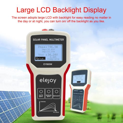 Portable Handheld Photovoltaic Panel Multimeter Auto/