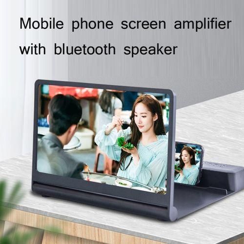 Mobile Phone Screen Amplifier With Bluetooth Speaker