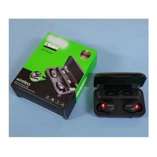 Oraimo Airpod F9 Wireless with A mini power bank on-Black