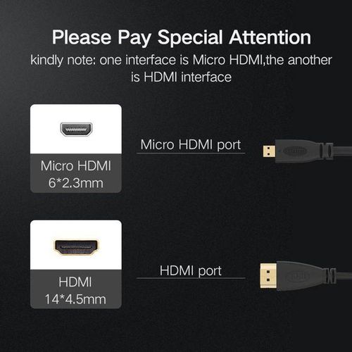 HDMI To Micro HDMI Adapter Cable