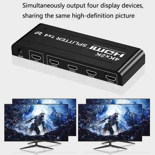 To 4 4K X 2K Video High-Definition On-Screen HDMI Splitter(EU Plug)