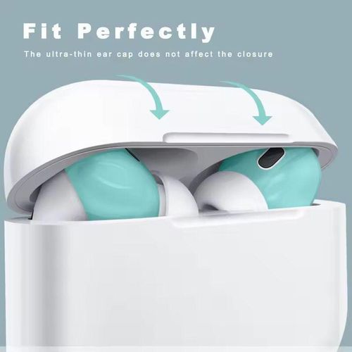 New Sillcone Earphone Ear Pads Caps Cover - Black