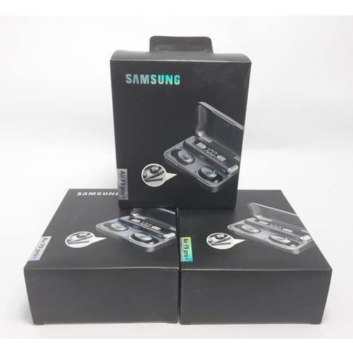 F9 Pro+ Samsung Earpods With Good Quality Sound - Black