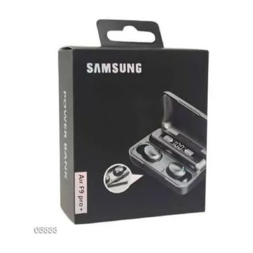 F9 Pro+ Samsung Earpods With Good Quality Sound - Black