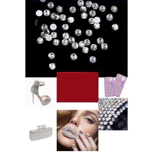 288x Round Rhinestones Decorations Nail  7mm