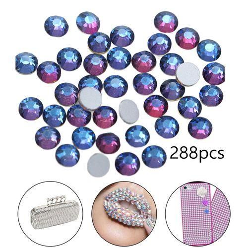 288x Round Rhinestones Decorations Nail  7mm