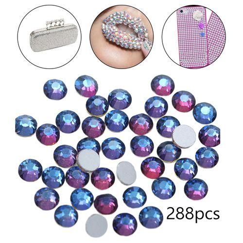 288x Round Rhinestones Decorations Nail  7mm