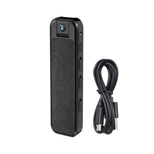 1080P HD Mini Body Camera with Audio and Video Recording Portable Video Recorder 180°Lens Rotatable with Night Vision Large Battery Capacity 90°Wide Angle with Back Clip for Daily RecordServiceDelivery NO5113