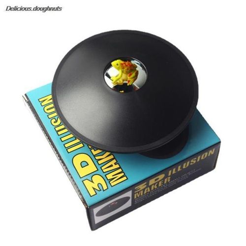 3D Mirror Illusion Creator Mirage Black Hologram Maker Parabolic Reflector for Children Education Science Fun Play Toys
