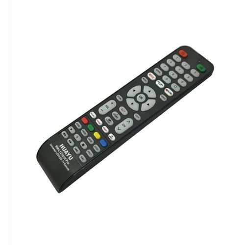 Universal Remote +(Afree Apair of Romote Battery) For Both Smart & Non Smart LED/LCD TVs - Black