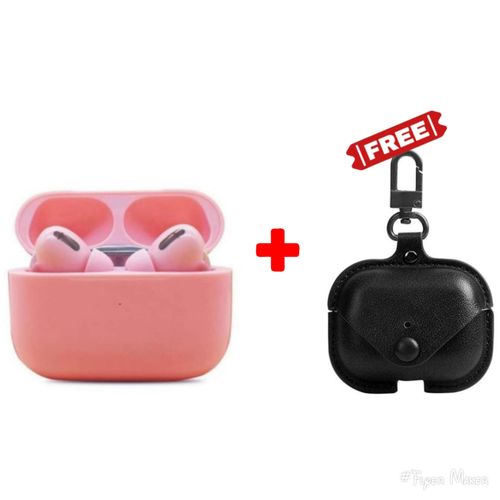Earpods With Good Sound Quality With A Free Earpods Case - Pink