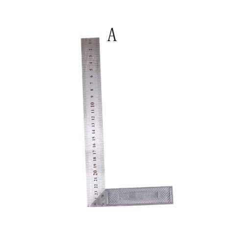 4 Sizes Metal Steel Engineers Try Square Set Wood Measuring Tool Right Angle Ruler 90 Degrees Measurement Instruments 1PCS